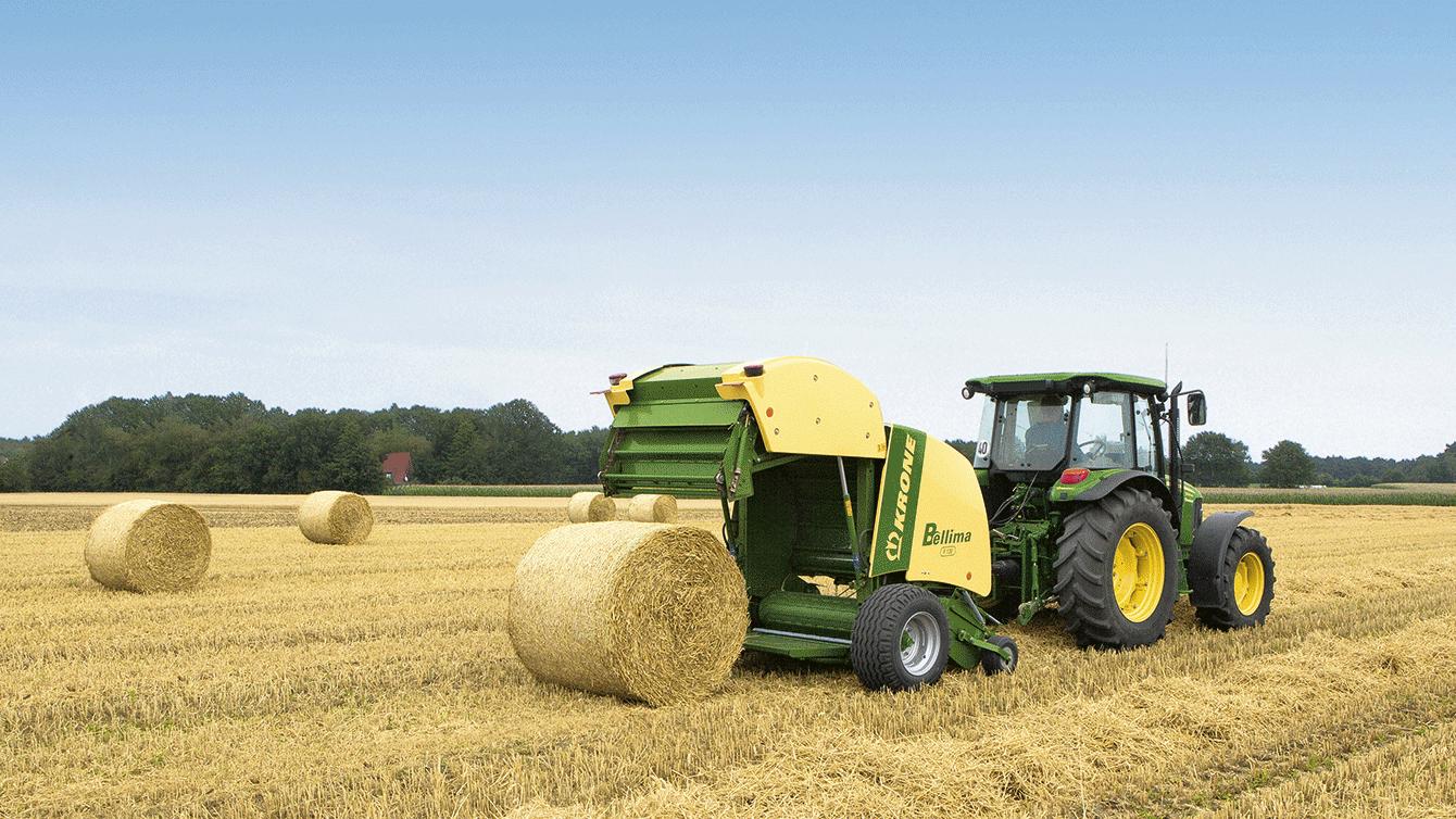 KRONE Bellima F 130 Fixed Chamber Round Baler