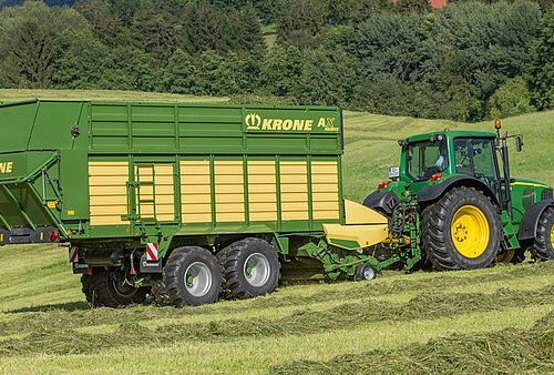 Krone TX Forager Filled Forage Wagon
