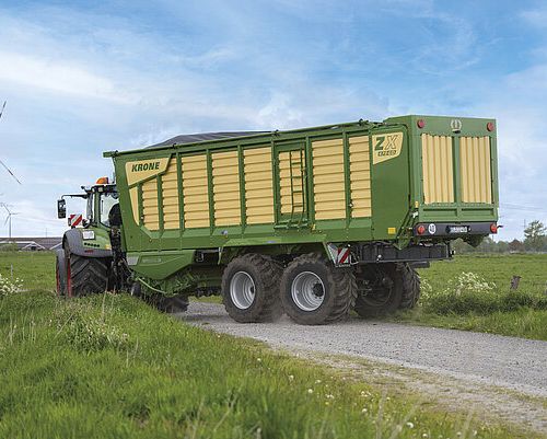 Krone ZX Self Loading & Forager Filled Forage Wagons