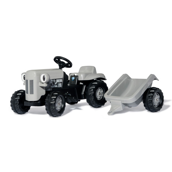 Little Grey Fergie R01494 Pedal tractor with trailer 