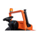 R038237 Pedal tractor, Mercedes Benz, Unimog Service vehicle, orange