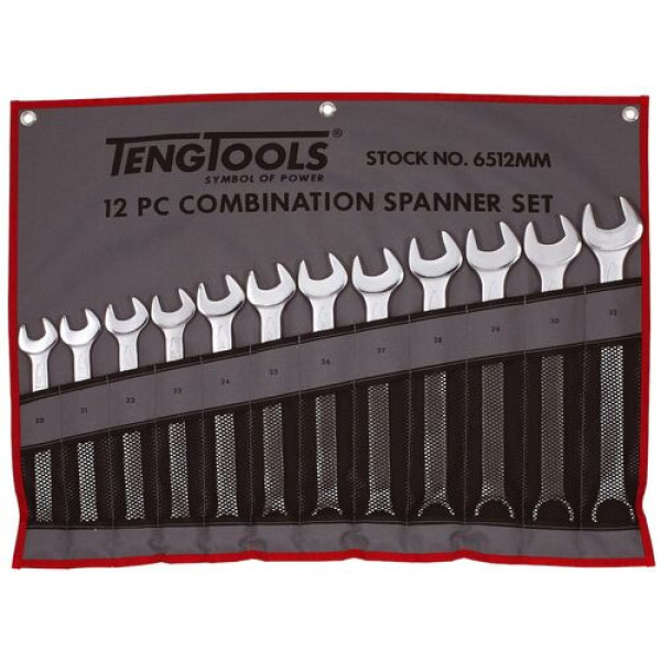 Teng Tools 12pc combination spanner set