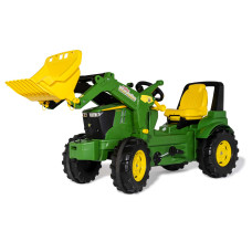 R730034 Pedal tractor, John Deere 7310R with front loader R730034 Pedal tractor, John Deere 7310R with front loader