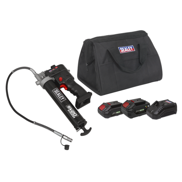 SV20 Series Cordless Grease Gun 20V - 2 Batteries And Free Fan SV20 Series Cordless Grease Gun 20V - 2 Batteries And Free Fan