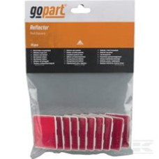 Gopart Reflector, red, square Gopart Reflector, red, square