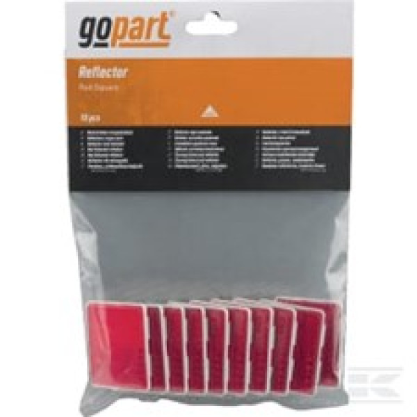 Gopart Reflector, red, square