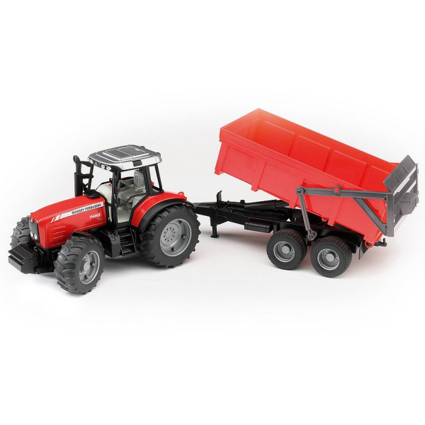U02045 Massey Ferguson 7480 with trailer Bruder