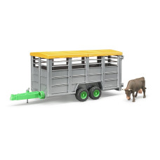U02227 Cattle trailer + 1 cow Bruder U02227 Cattle trailer + 1 cow Bruder