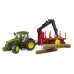 U03154 John Deere 7R 350 with tree trailer Bruder