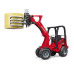 U02192 Schäffer compact loader 2630 with bale gripper+1 round bale