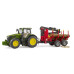 U03154 John Deere 7R 350 with tree trailer Bruder