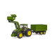 U03155 John Deere 7R 350 with front loader and trailer Bruder