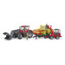 U03198 Case IH Optum 300 CVX with front loader and trailer