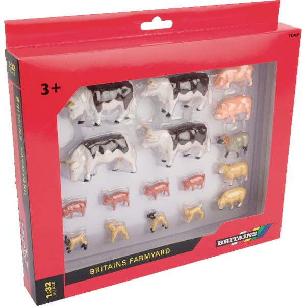 Farm Animals B43096A1 Various animals, 17 pieces Britains toys 