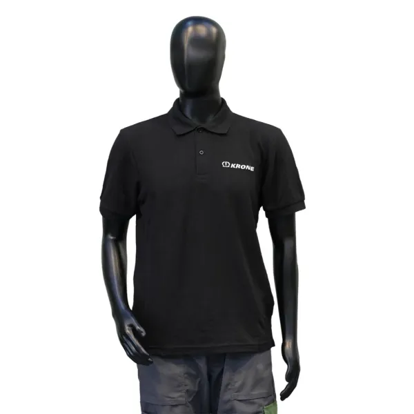 Krone Black Polo Top Krone Black Polo Top
