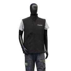 Krone Black Softshell Gilet Krone Black Softshell Gilet