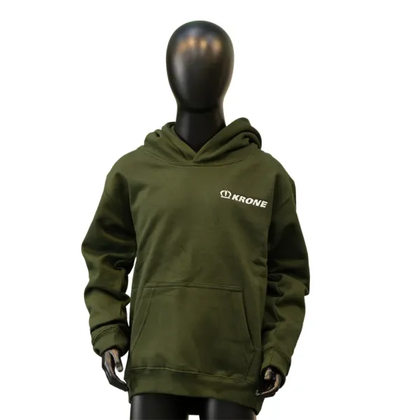 Krone Childrens Green Big X Hoodie