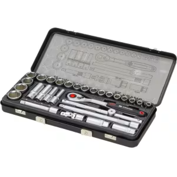 Socket set 1/2" 29-pieces - 180429200KR